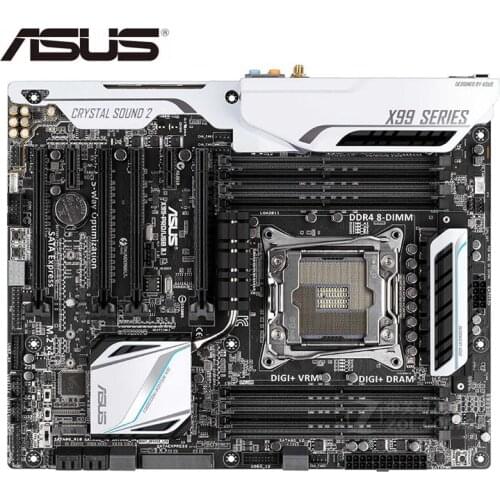 Asus X99-PRO/USB3.1 used Desktop Motherboard LGA 2011-V3 DDR4 I7 USB2.0 USB3.0 64GB X99 Original motherboards