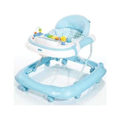 Free shipping musical activity baby walker rollover prevention child baby walker for 7 - 18 months baby walker with wheels