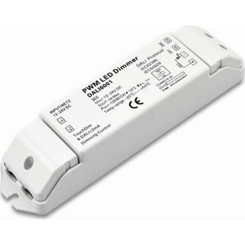 DALI6001Constant Voltage DALI Decoder Series , 12-24VDC input 5A 1 channel output LED DALI Lighting Controllert