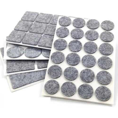 Felt Desk chair foot pad furniture protection pad floor quiet sofa stool non-slip fixed foot stick desk leg