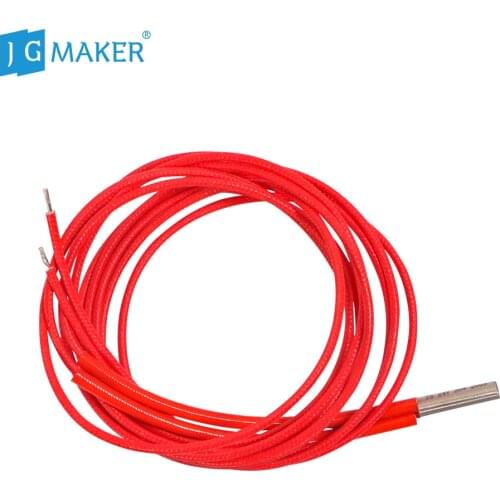 JGMAKER A5S A5 A3S 3D Printer Extruder Cartridge Heater Heating Tube 6*20mm 24V 30W 1M Cable jgaurora