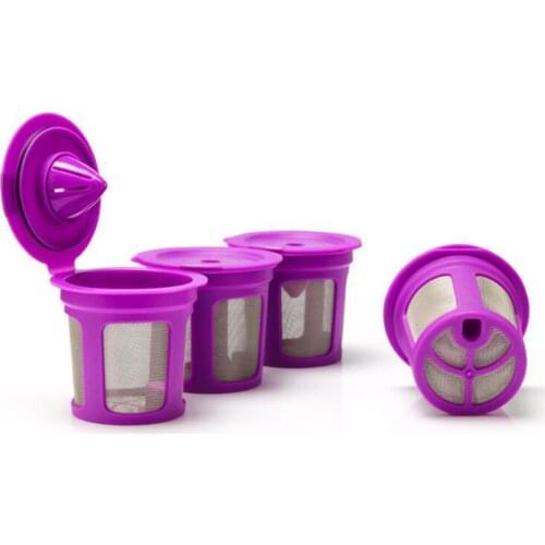 Reusable Coffee Filters Cups For Keurig K-cup 2.0/1.0 Coffee Maker Refillable Filter Cup Pods Coffee Capsule Refilling Filter