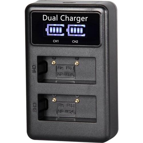 Mamen Rechargeable NP W126S NP-W126 NP W126 Digital Camera Lithium Battery Charger for Fuji HS30EXR HS33EXR X-Pro1 X-T1