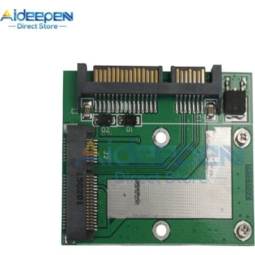 Mini PCI-E mSATA SSD to 2.5" SATA 22pin GPS Hard Sisk Drive PCBA Converter Adapter Card Module Board For Computer Cable Connecto