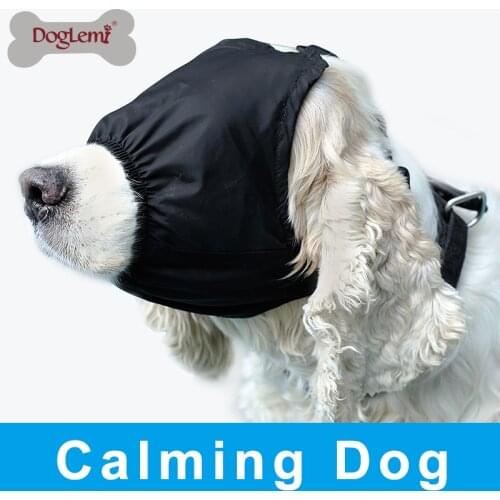 Multipurpose Calming Dog Eye Mask Relax Pet Anxiety fashion nylon dog collar Mask for Dogs Pet Dog Accessories halsband hond #FS