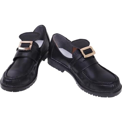 Cosplaydiy Custom Made Medieval Mens Tudor Cosplay Shoes Priate Musketeer Shoes with Buckles Georgian Masked Ball Shoes L320