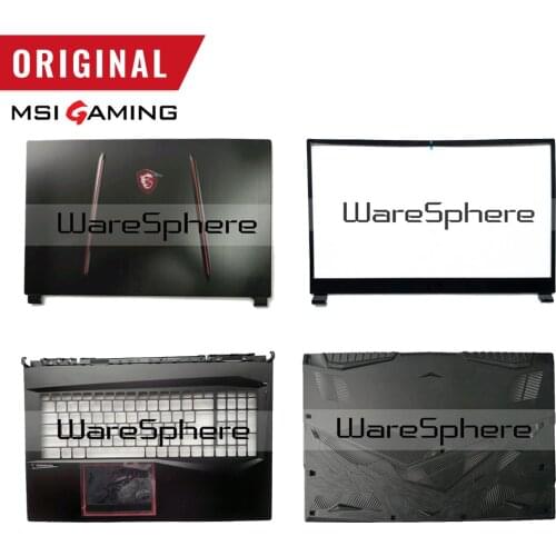 New Original for MSI GE75 GE75MVR GE75VR MS-17E1 MS-17E1 Rear Lid Case/ Front Bezel/Top Cover Palmrest/Bottom Base Case/Keyboard