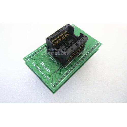 Original IC Test Seat TSOP44/DIP44 Socket TSOP44 DDR44 TSOP44 Programmer Memory Adapter SSOP44-DIP44 Pitch 0.8MM