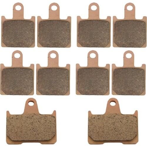 Motorcycle Parts Copper Based Sintered Motor Front & Rear Brake Pads For Kawasaki ZZR1400 ZZR 1400 2006-2009 Brake Disk