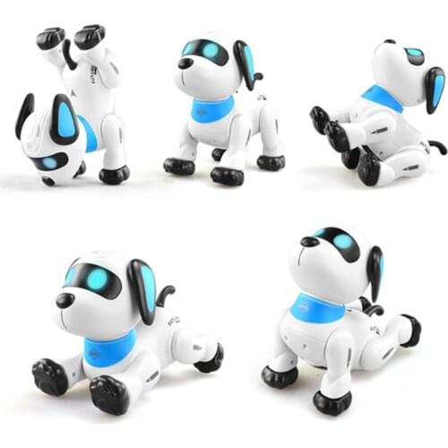 Remote Control Dog RC Robotic Stunt Puppy Voice Control Toy Electronic Pet Robot