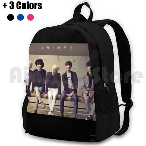 Shinee Boys Outdoor Hiking Backpack Riding Climbing Sports Bag Shinee Kpop Korean Boys Band Music Korea
