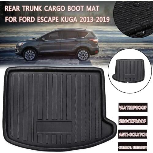 Waterproof Rear Trunk Cargo Boot Liner Mat For Ford Escape Kuga 2013 2014 2015 2016 2017 2018 Car Auto Rear Boot Cargo Liner