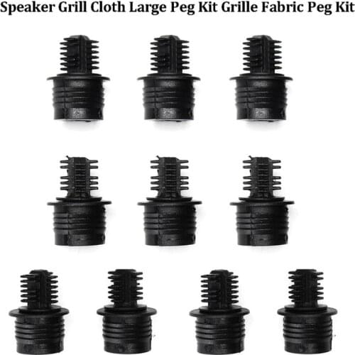 10Pair DIY Audio Speaker Buckles ABS Plastic Speaker Grill Peg Ball Socket Fastener Screw Part Kit for Speaker Accessories