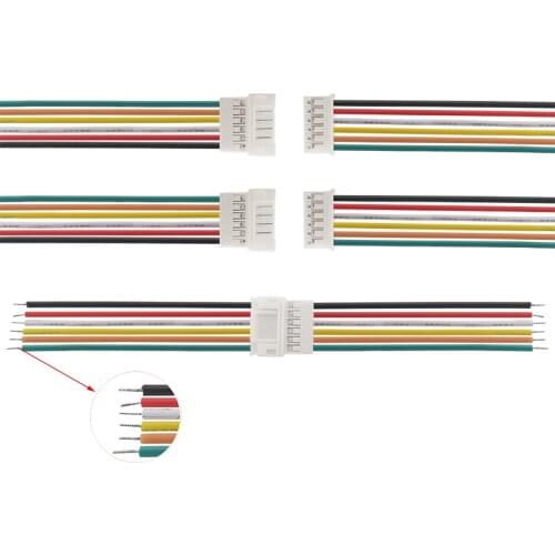 20CM JST PH 2.0 6Pin Micro Male Female Plug Jack Aerial Docking Terminals Wire Cables Connector JST-PH 2.0 20CM 1007-26AWG Cable