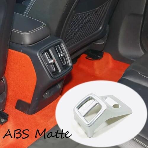 2017 2018 2019 For Volvo XC40 Car Back Rear Air Condition outlet Vent frame Cover Trim ABS Matte/Carbon Fibre Styling Accessory