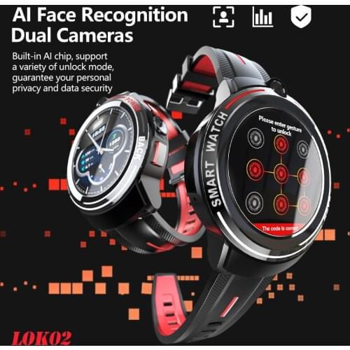 2021 APPLLP 3 Android Smart Watch Men 1.39 inch Round AMOLED Screen Wifi 4G Smartwatch Women Dual Camera Calls Detachable Ban