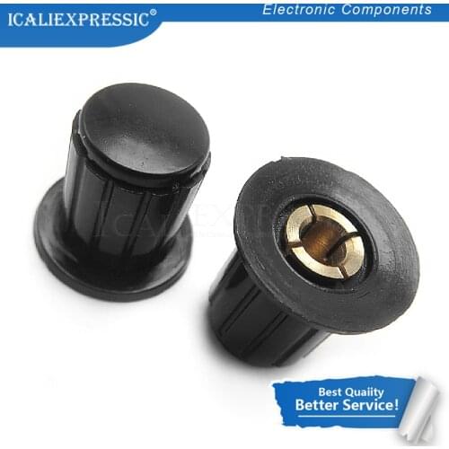 5PCS WXD3-13 black knob button cap is suitable for high quality WXD3-13-2W turn around special potentiometer knob KYP16-16-4