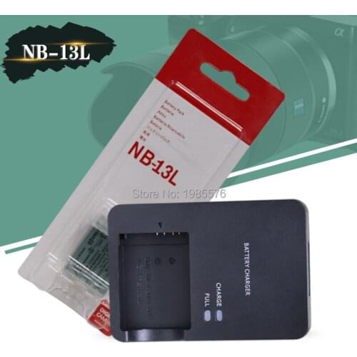 1pcs NB-13L NB 13L NB13L Digital Camera Battery for Canon PowerShot G5 X G5X G7 X Mark II With Digital Camera CB-2LHT charger