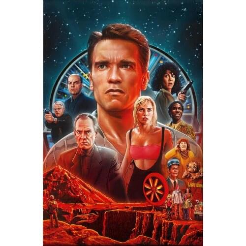 Arnold Schwarzenegger Movie Art Silk Poster Print 24x36inch
