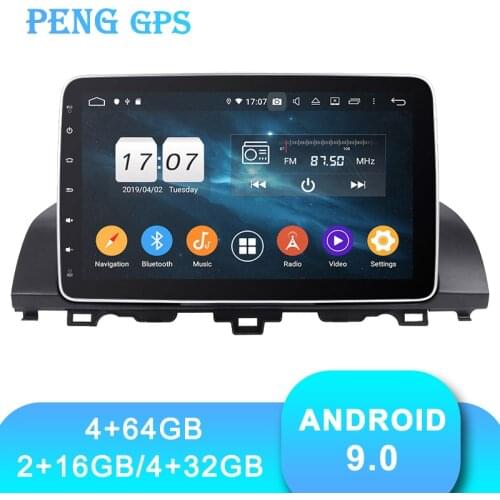 10.1 " Tesla Car Radio For Honda Accord tenth 2018 2019 GPS Navigation Radio Tape Recorder Headunit Multimedia No DVD Player IPS