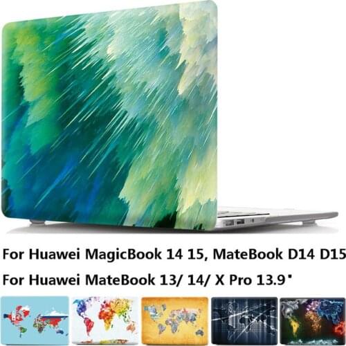For Huawei MateBook D14, Matebook X Pro 13.9 2020/2019, Honor MagicBook 15 14, MateBook D15 13 14 PVC Non-Scratched Laptop Case