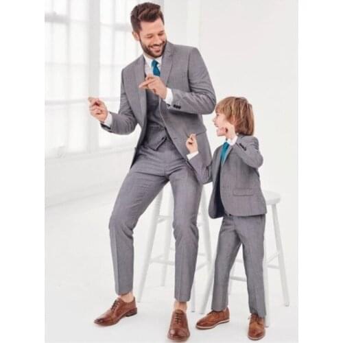 Customzie Groom Tuxedos Kid Suits Men Business Suits Party Prom Blazer Coats Waistcoat Trousers Sets NO:212