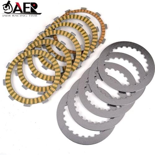 JAER Clutch Friction Disc Plates for Honda Steed 400 NV400 CJ CK CS CV NT400 Bros 400 NC25 VT500 ED EF VRX400T NC33 NV400 Shadow