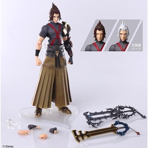 Original Bring Arts Kingdom Hearts III Arts Terra PVC Action Figure Toy Model 18cm