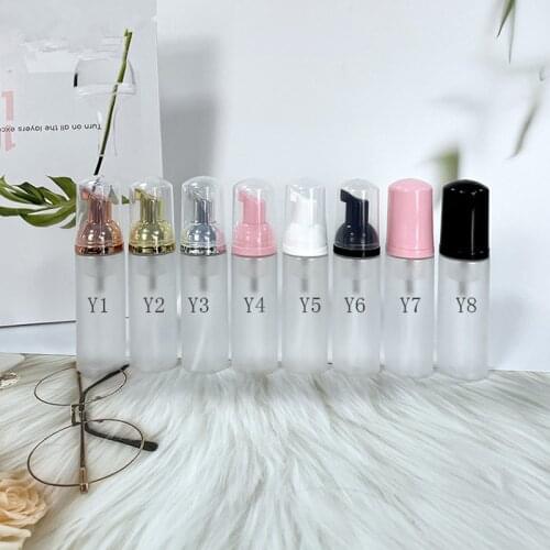 100pcs 60ml 100ml Plastic Foam Pump Bottle Empty Face Eyelashes Cosmetic Bottle Cleaner Soap Dispenser Foam Bottle