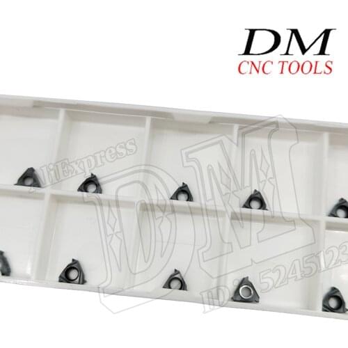 10pcs 06IR A60 LDA Carbide Insert Cutting Tool Lathe Blade 0.5-1.5mm Threading Tool Metal Lathe Tools Lathe Knife