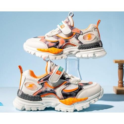 2021 Kids Sneakers Fashion Children Sneaker for Boys and Girls Autumn Breathable Running Sports Shoe Suitable for 4-16 Years Old