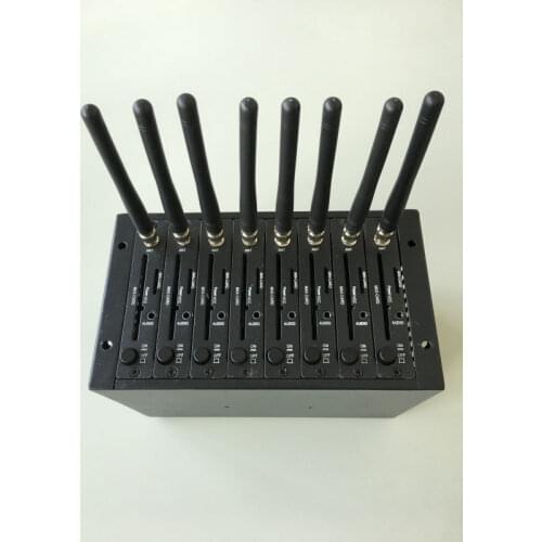 New product Wavecom Q2406B 8 port modem pool for SMS, recharge and USSD, rackable 8 port sms modem pool