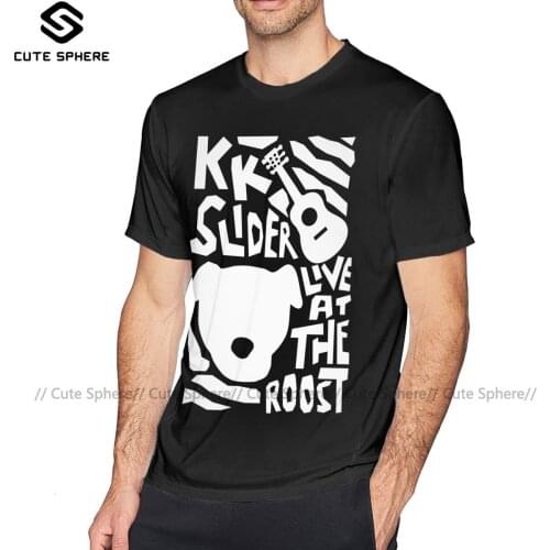 Animal Crossing T Shirt KK Slider T-Shirt Mens Fashion Tee Shirt Funny Print Short Sleeves Cotton Tshirt