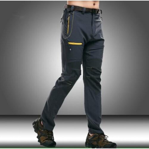 Mens Waterproof Quick Dry Military Pants Men Elastic Breathable Mountain Outdoor Trousers Male Jogger Tactical Slim Sweatpants
