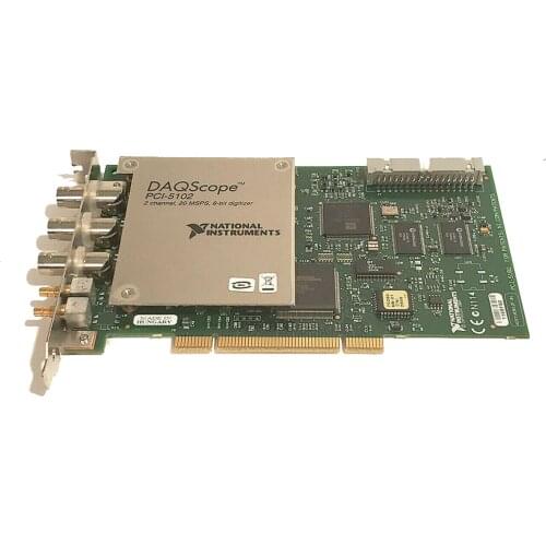 National Instruments NI PCI-5102 Multifunction DAQ Scope Digitizer Card Used