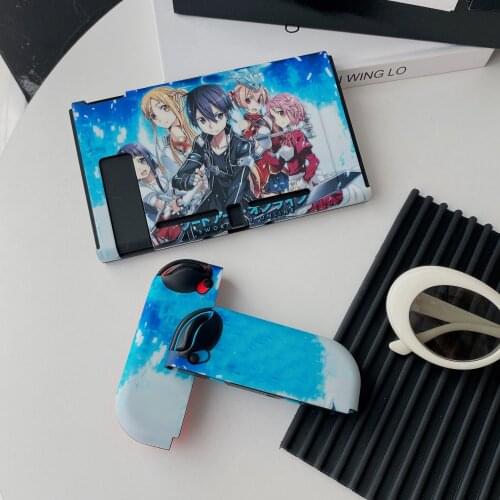 Sword Art Online Hollow Realization Kirito Asuna Gamepad Split Switch Soft Protective Case For Nintendo Switch Cover
