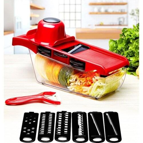 Vegetable Cutter with Steel Blade Mandoline Slicer Potato Peeler Carrot Cheese Grater vegetable slicer Kitchen Accessories