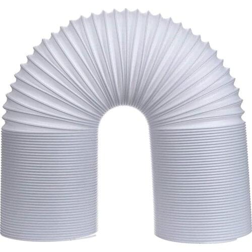 Portable Air Conditioner Exhaust Hose 5/6 inch Diameter 59/79 inch Length Universal Flexible Counterclockwise Thread AC Vent Hos
