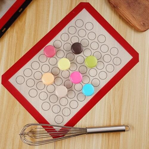 Non-Stick Silicone Baking Mat Cookie Pad Rolling Dough Mat Baking Gadget Cake Bakeware Pastry Tools For Kitchen Cookie Macaron