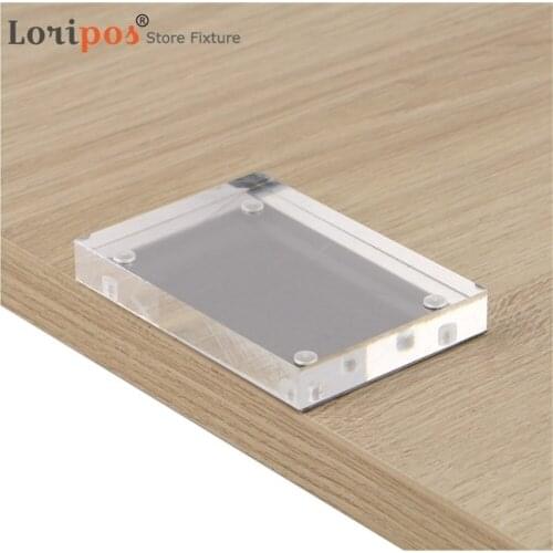 DIY Acrylic Transparent Photo Frame Rectangle Magnet Picture Frame High Quality Frames for Home Decor Birthday Gift Supply