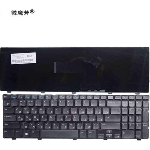GZEELE RU RUSSIAN Keyboard For Dell Inspiron 15 15R 3521 3537 15R 5421 5521 5537 5535 15-3521 15V-1316 Laptop keyboard black NEW