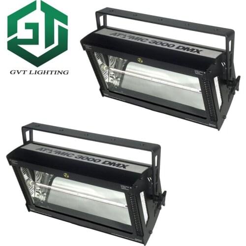 2pcs/lot NEW DMX 512 3000W strong Strobe Light 220V-240V Only stroboscope For stage discos DJ bar dance halls club tour