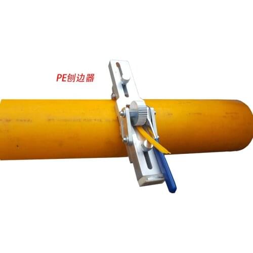 Gas PE pipe edge planer, gas pipe butt flanging, edge planer ring cutter to weld flanging ring planer planer