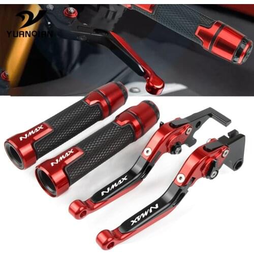 Motorcycle Brake Clutch Lever Extendable Adjustable Hand Grip Handlebar For Yamaha N-MAX155 N MAX 155 NMAX 155 2015 2016 2017