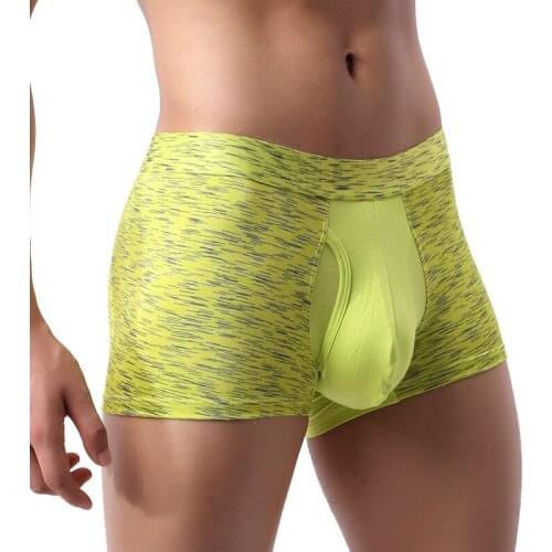 Brand Boxers Shorts Mens Soft Modal Underwear Sexy U Convex Penis Pouch Men Panties Male Underpants Man Slip Boxershorts Cuecas