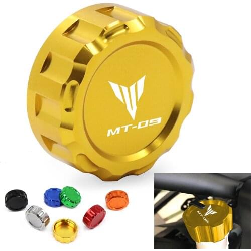 For Yamaha MT-09 MT 09 MT09 FZ 09 FZ09 TRACER900 GT All Year Motorcycle CNC Rear Brake Fluid Cylinder Master Reservoir Cover Cap