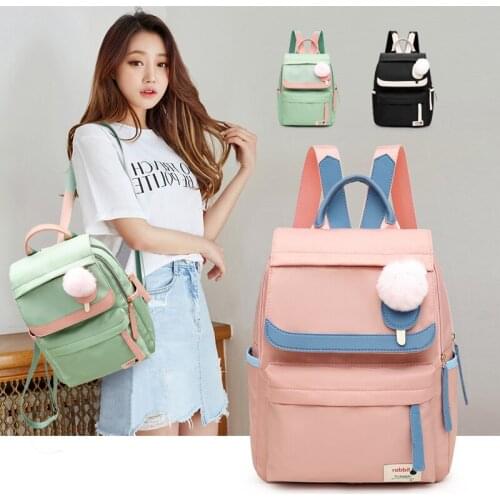 Womens Backpack Female Waterproof Oxford Rucksack Casual Ladies Travel Backpacks Fashion Teenage Girls Bagpack 2021 New Mochila