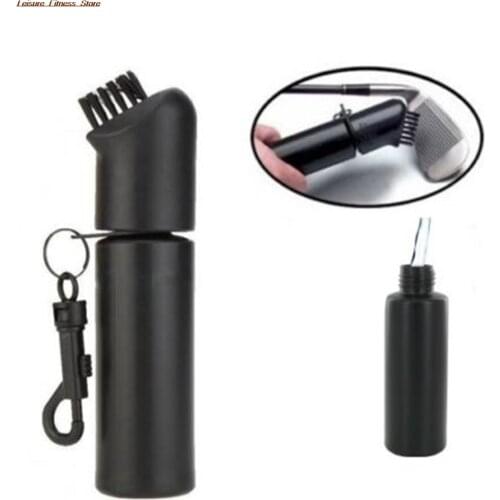 1Pcs Golf Iron Ball Scrub Wet Cleaning Brush Golf Club Cleaner with Water Bottle Golf Equipment Golf Training Aids