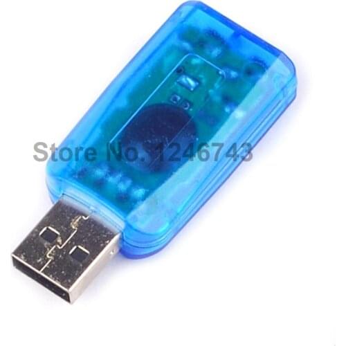 1PCS High Quality USB 2.0 Mic Speaker Audio Headset Microphone 3.5mm Jack Converter Sound Card Adapter