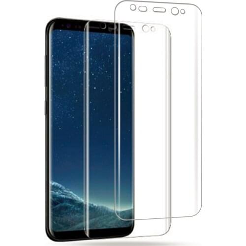 2pcs Full Coverage Screen Protective Film For Samsung Galaxy S9 S8 plus S7 S6 edge Note8 Hot bend PET Soft Curved Protector Film